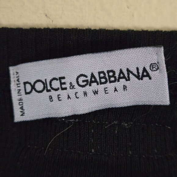 Dolce & Gabbana Genuine Black Italia T Shirt Size M - Picture 5 of 8
